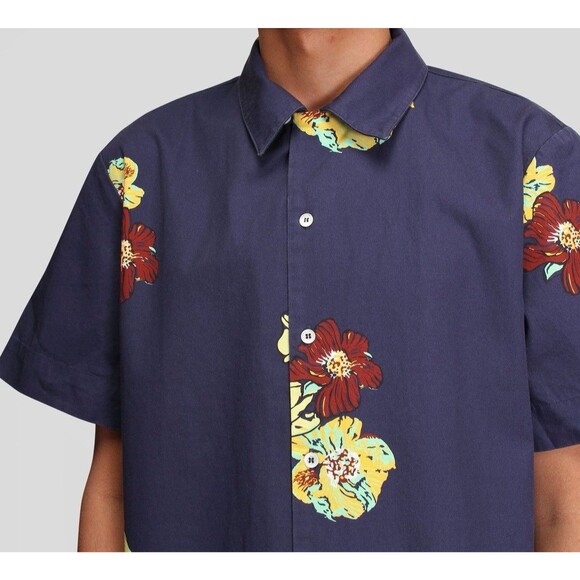 A.P.C. Chemisette Louis Camp Shirt Size: Medium NWT - Picture 3 of 7